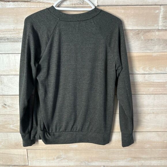 Maurices Grey Cloud Cozy Knit Crewneck Sweatshirt Size XS - Picture 5 of 5